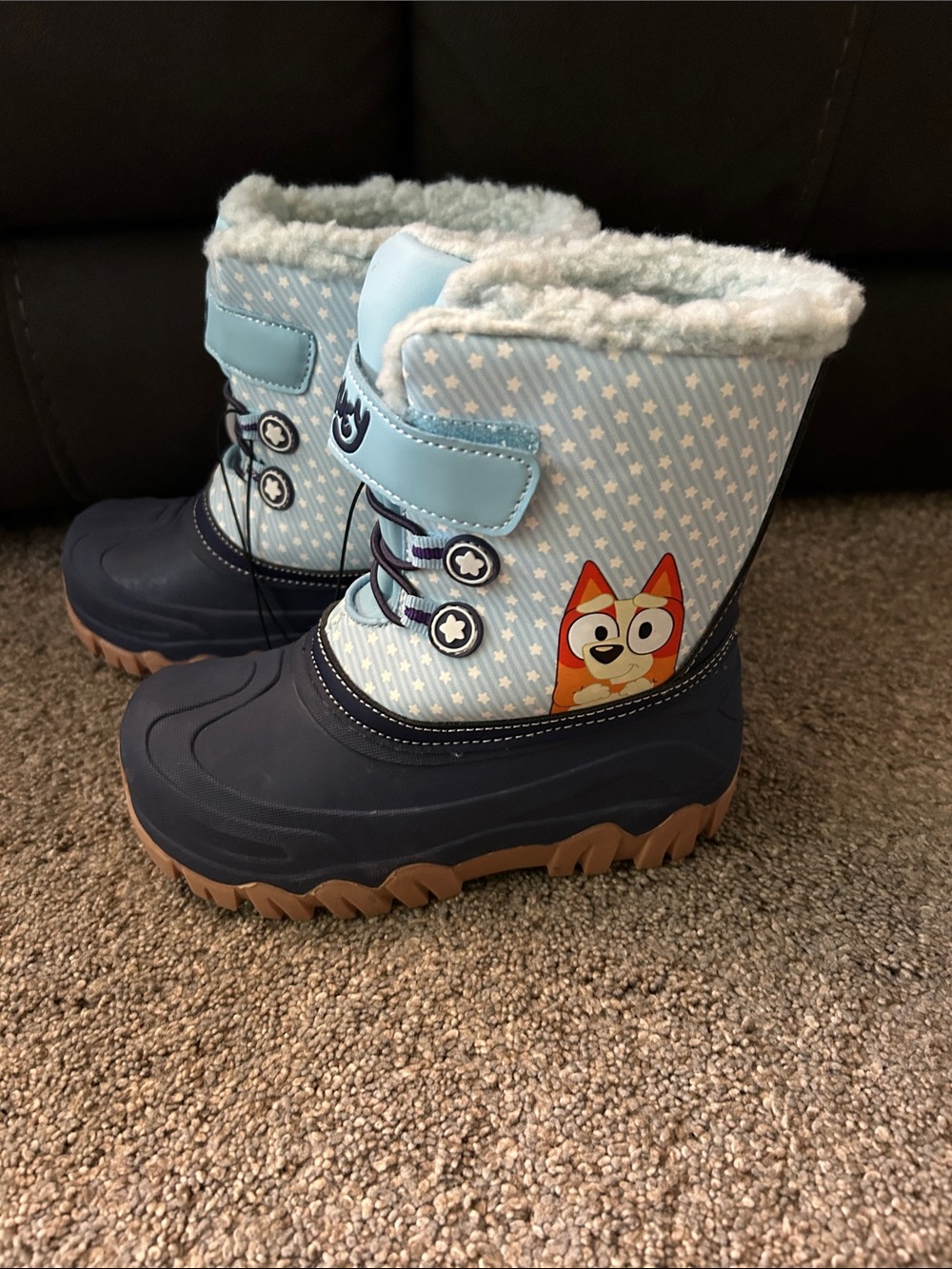 Bluey Kids Waterproof Snow Boots. Good for -20 C